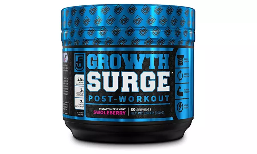 Growth Surge Post Workout Muscle Builder with Creatine Flavor SWOLEBERRY  - Primary Image