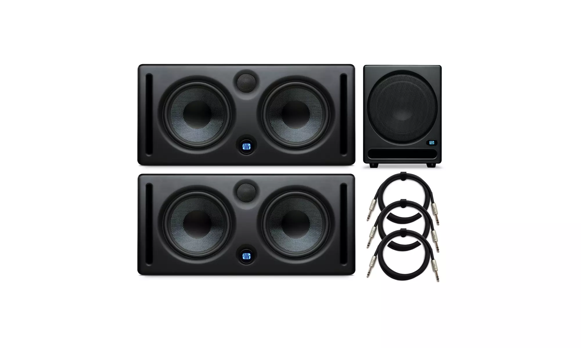 PreSonus Eris E66 MTM Powered Studio Monitor (2-Pack) Bundle - Second Medium