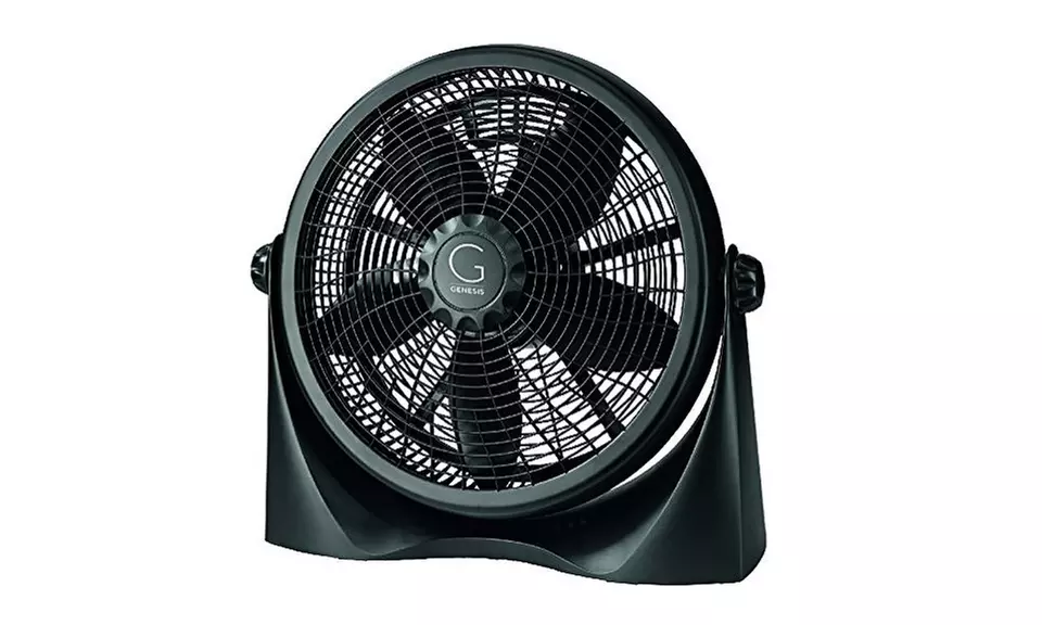 Genesis A3FLOORFANBLACK Avalon Adjustable Table Floor Fan, 16", Black  - Second Medium