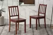 Set of Two Costway Wood Dining Chair with Rubber Wood Legs - Second Medium