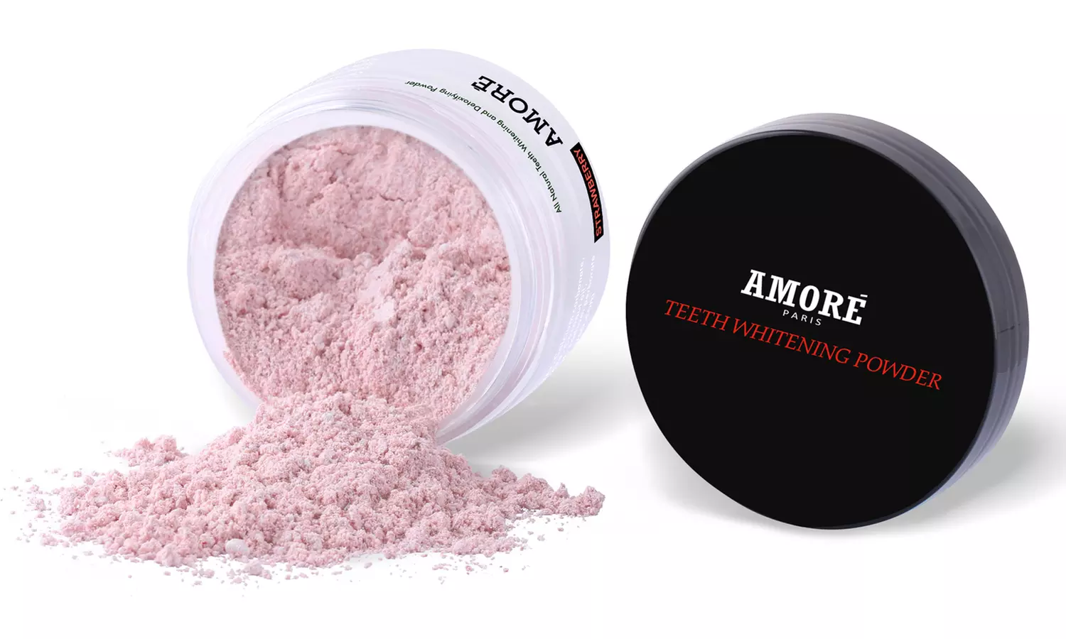 Amore Paris Activated Coconut Strawberry Teeth Whitening Powder - Primary Image