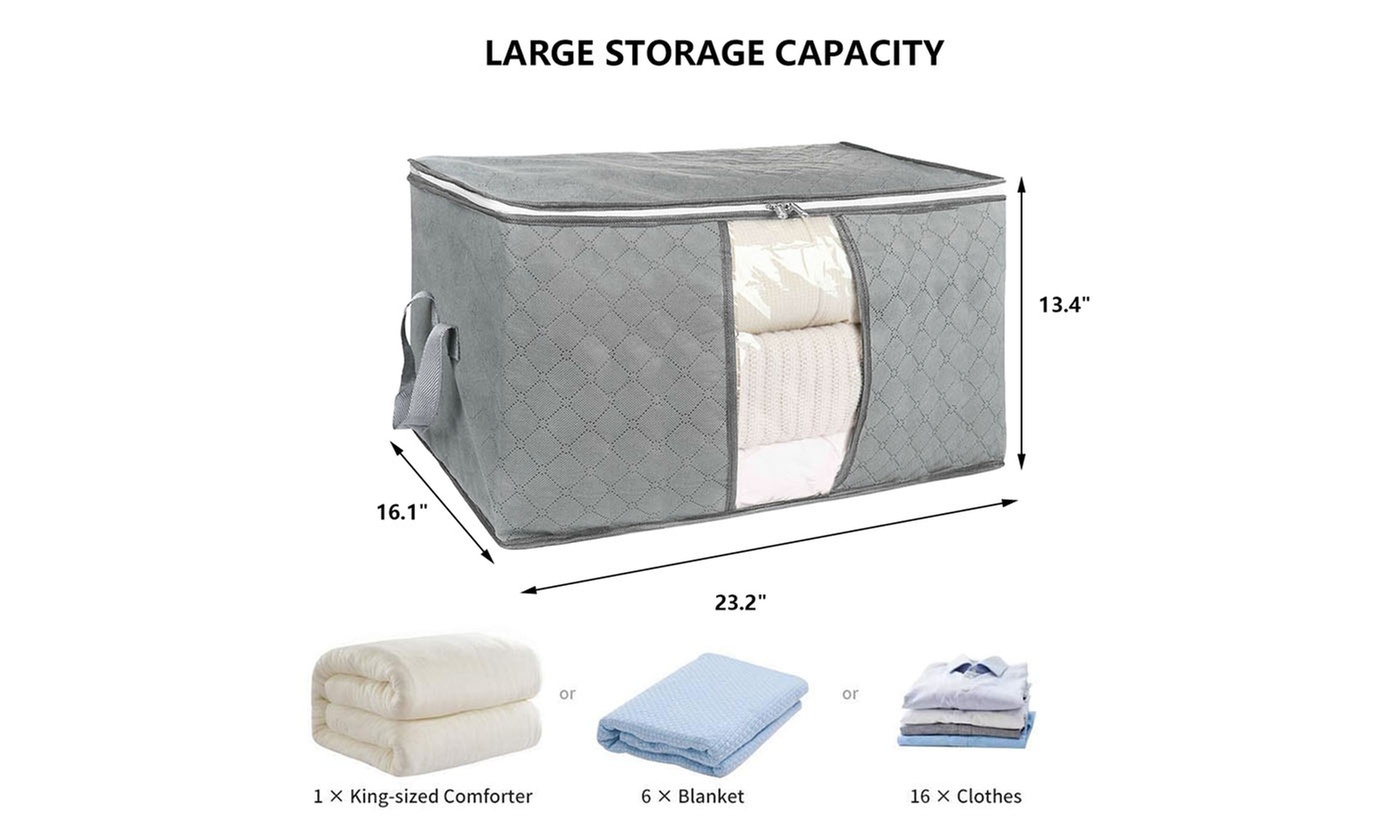 Large Capacity Clothes Bedding Storage Bag Organizer