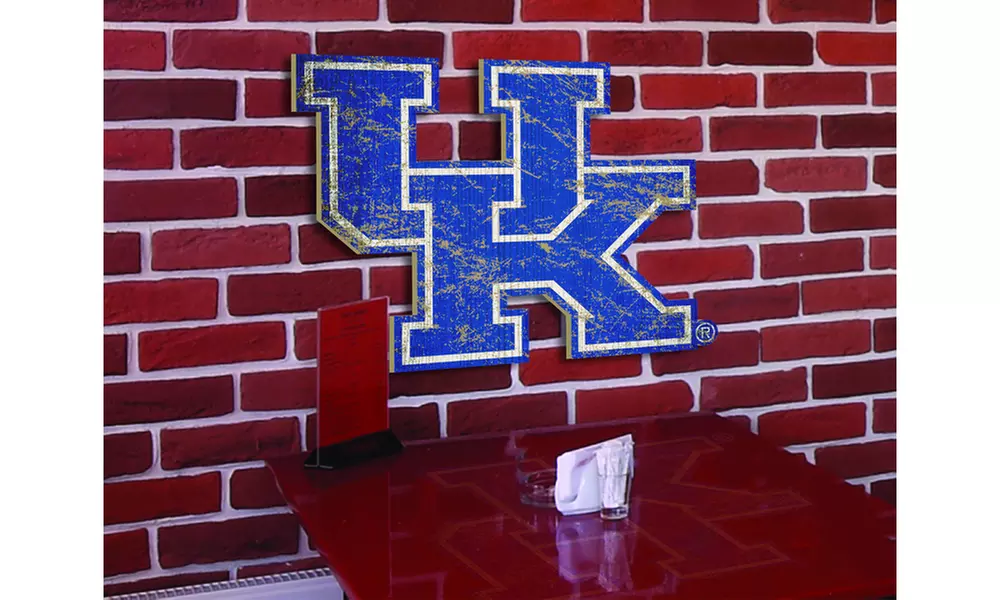 NCAA Distressed Logo cutout sign  - Primary Image