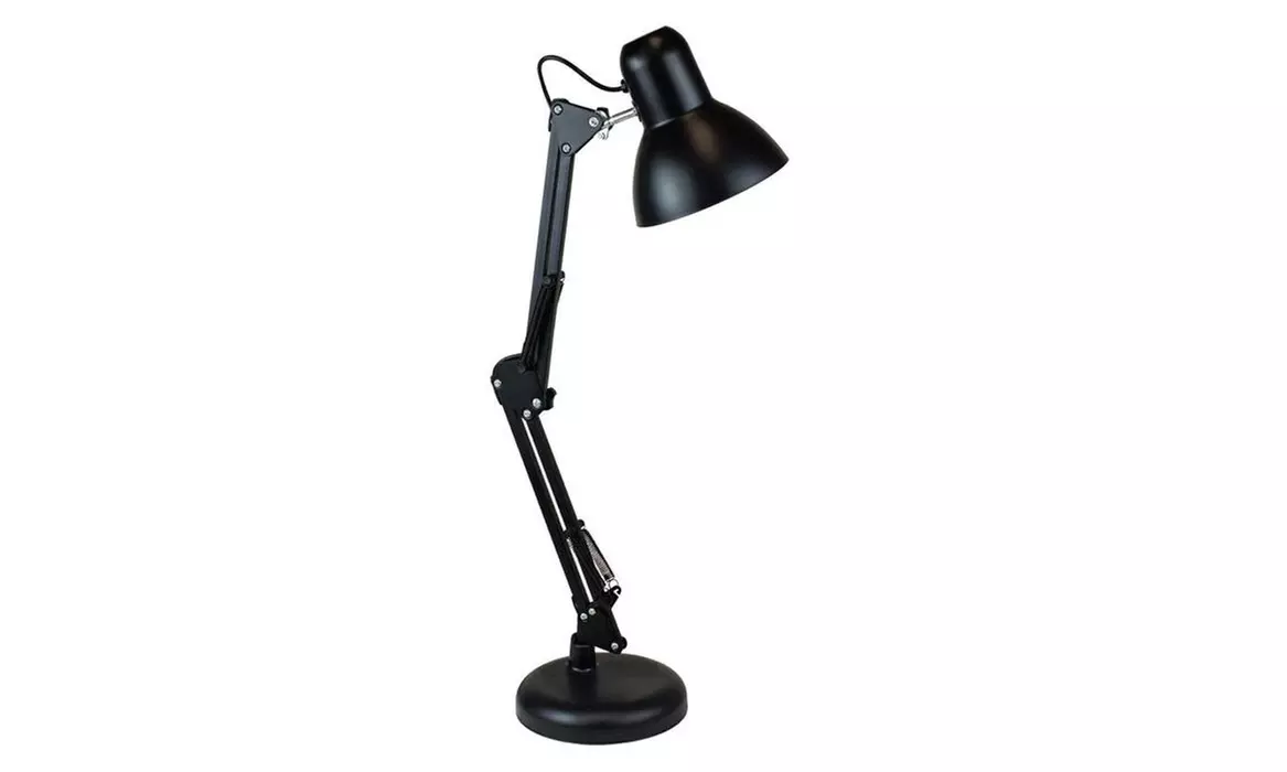 Newhouse Lighting NHDK-WR-BK The Wright Desk Lamp, Black - Primary Image