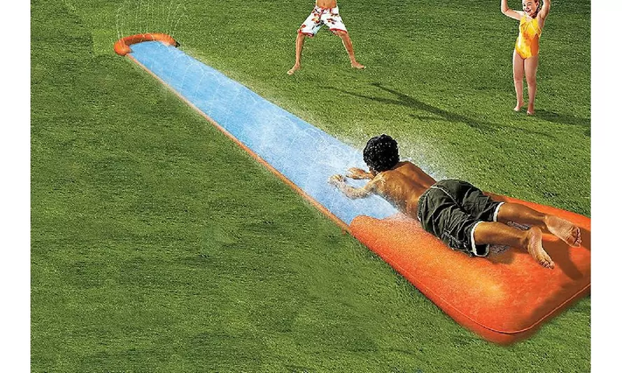 Single Water Slide Lawn Water Slides For Children Summer Pool Kids Games - Primary Image