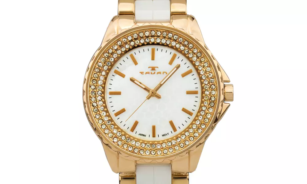 Tavan Mermaid ladies' watch with ceramic links, mother of pearl dial - Primary Image