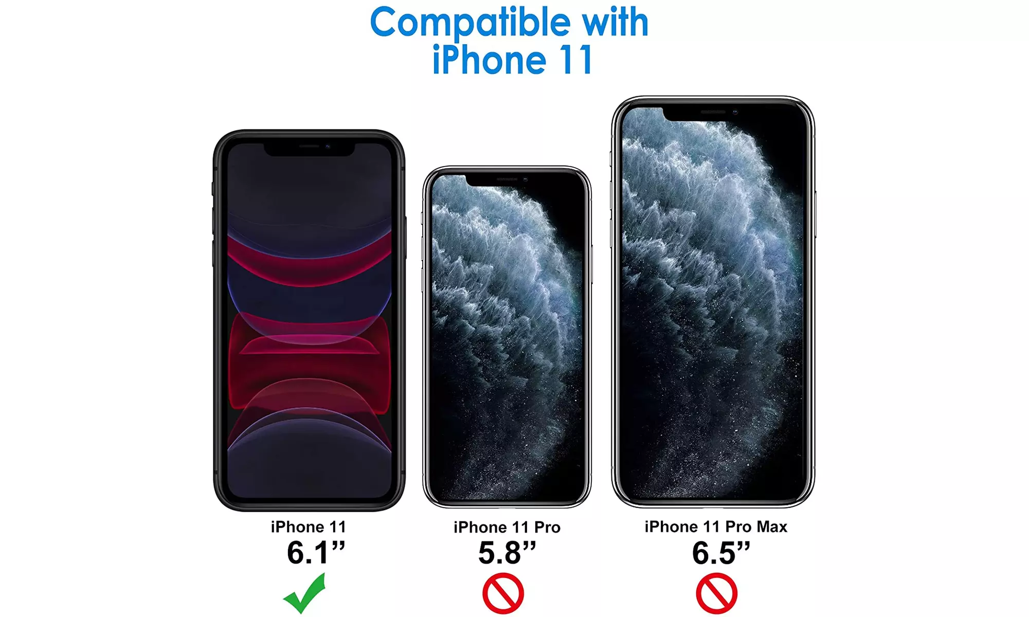 JETech Case for iPhone 11 6.1-Inch Shock-Absorption Bumper Cover