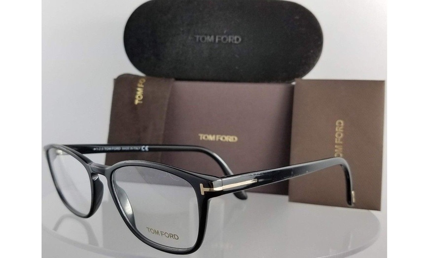 Brand New Authentic Tom Ford Eyeglasses Ft Tf 5355 001 54Mm Black Frame |  Groupon