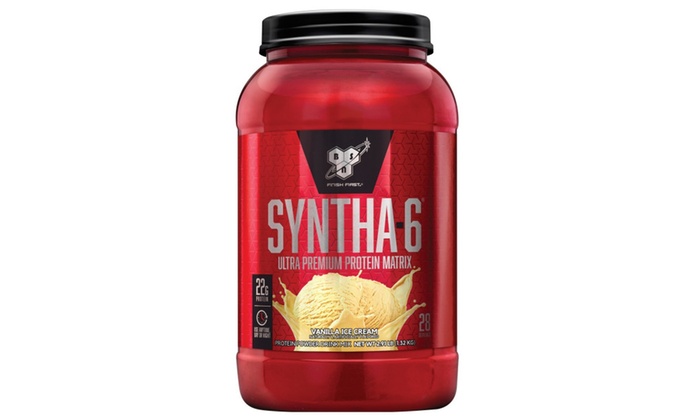 Bsn Syntha 6 Whey Protein Powder Vanilla Ice Cream 28 Servings