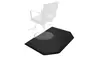 5 ft. x 4 ft. Salon & Barber Shop Chair Hexagon Anti-fatigue Salon Mat