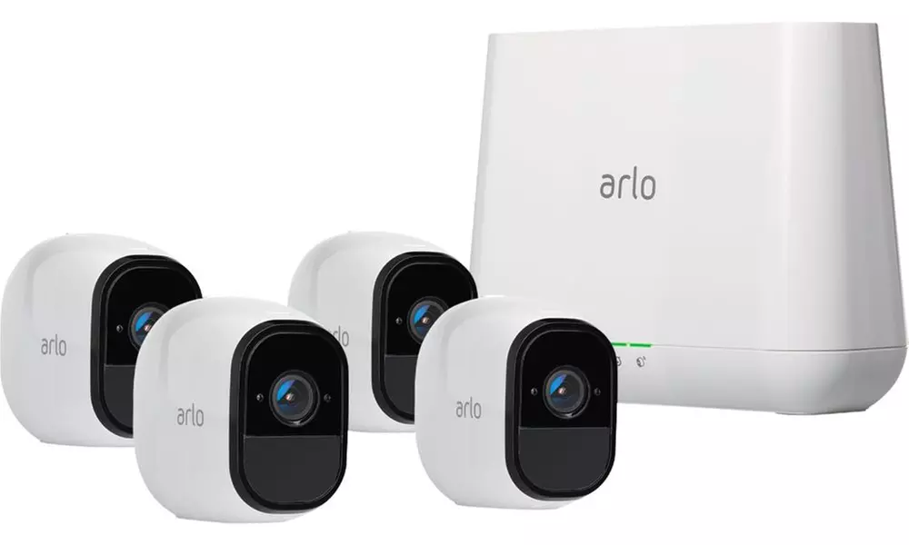 Netgear Arlo Pro 1080p HD Security Camera System with Four Cameras (Manufacturer Refurbished) - Primary Image