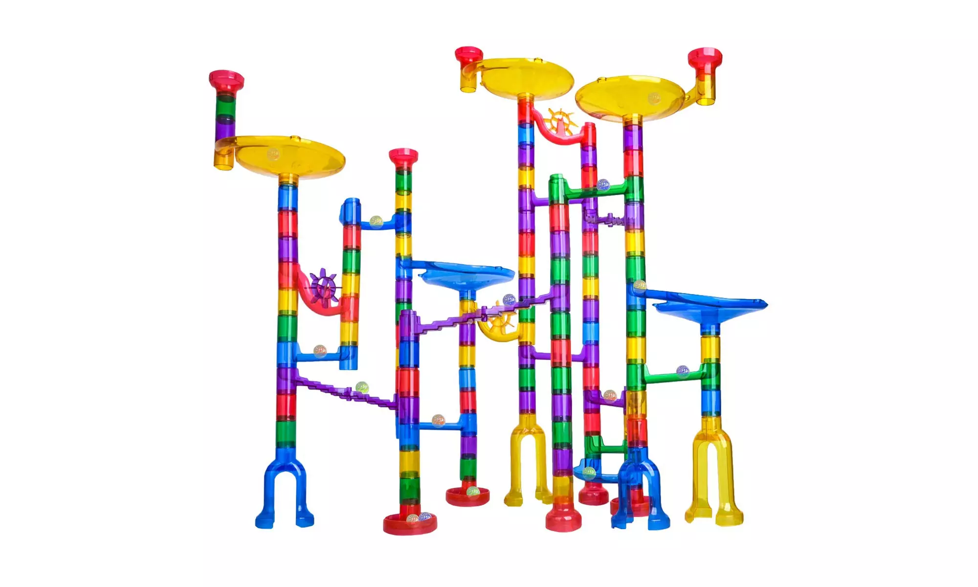 Meland Marble Run - 122Pcs Marble Maze Game Building Toy for Kid - Primary Image