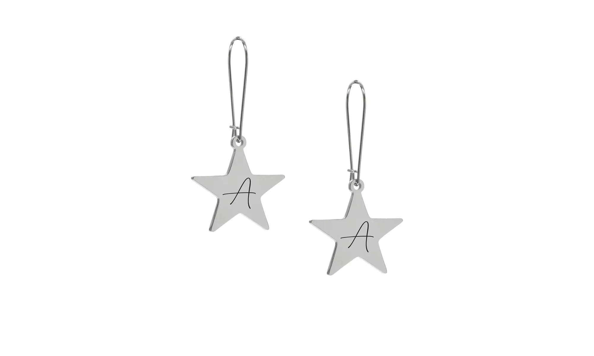 Initial Dangle Earrings by Pink Box - Primary Image