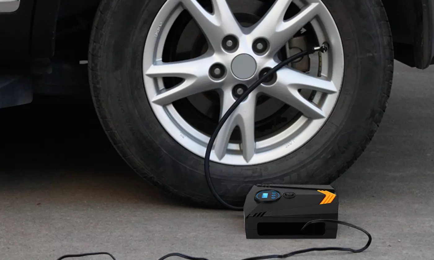 iMounTEK 12V DC 150PSI Tire Inflator with LCD Display & Auto Shut-Off