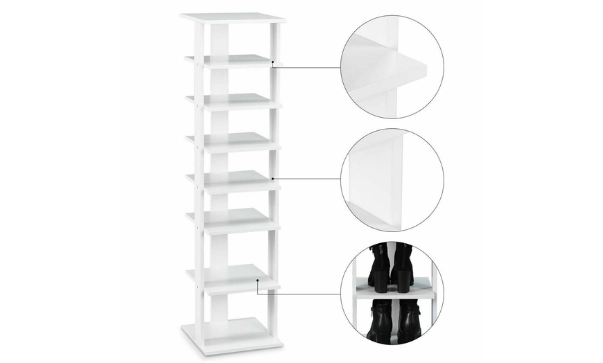 Up To 40% Off on Wooden Shoes Storage Stand 7 ... | Groupon Goods