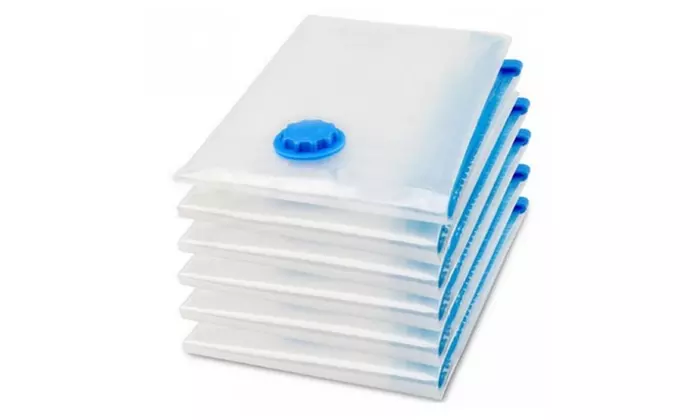 Space Saving Extra Large Vacuum Storage Bags 70% More Space (12 pack) - Primary Image