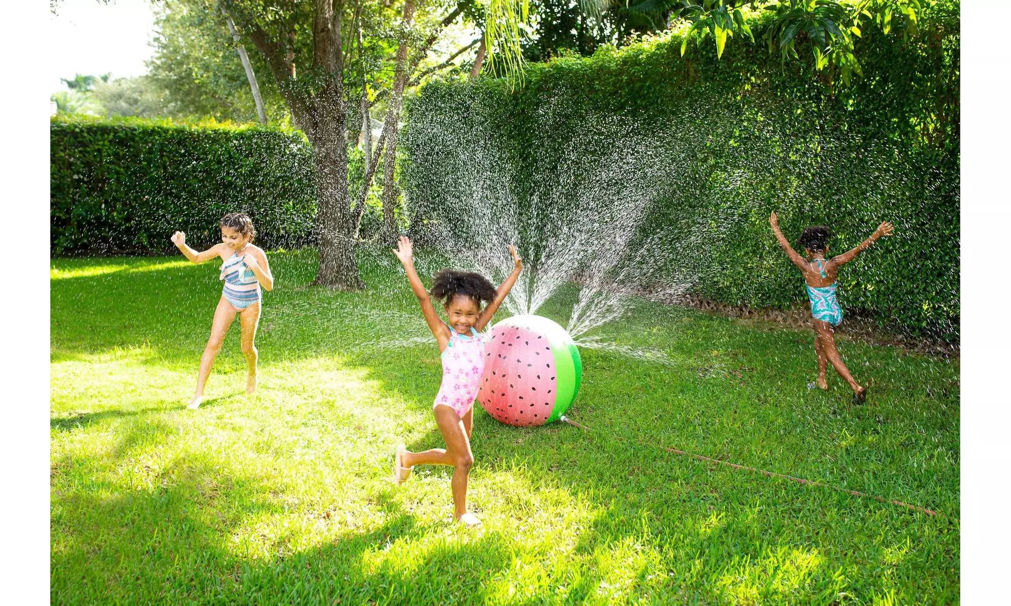 Giant Watermelon Beach Ball Sprinkler - Second Medium