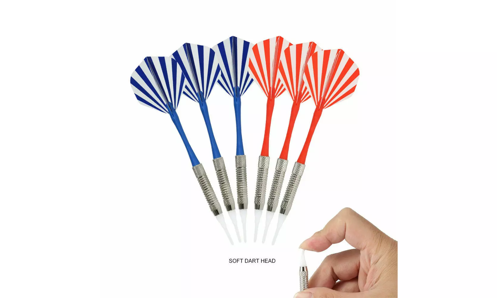 Dart Board Electronic Dartboard Led Score Display Soft Tip Games Voice Darts - Primary Image