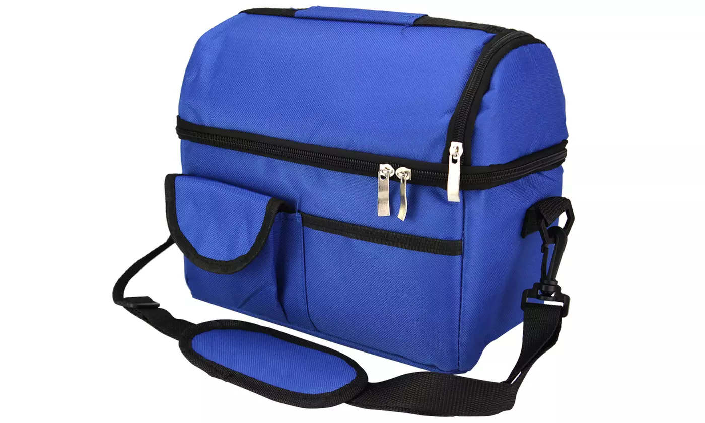 Reusable Lunch Box Bag with Adjustable Shoulder Strap