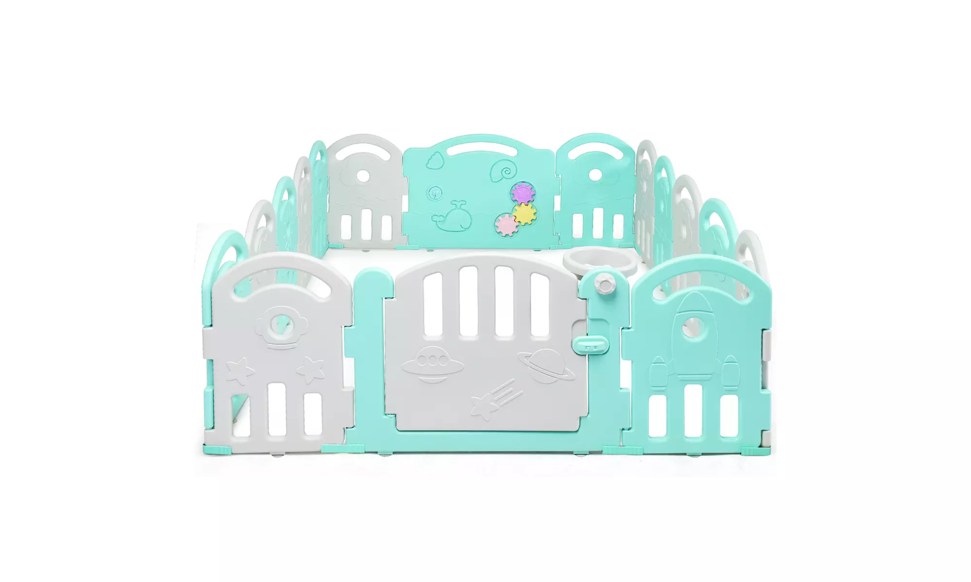 Costway 16/18/20-Panel Baby Playpen Kids Activity Center Playard - Primary Image
