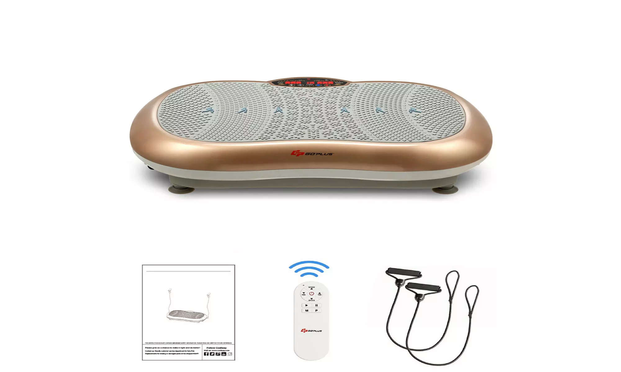 Costway Vibration Plate Exercise Machine Whole Body Workout Platform - Primary Image