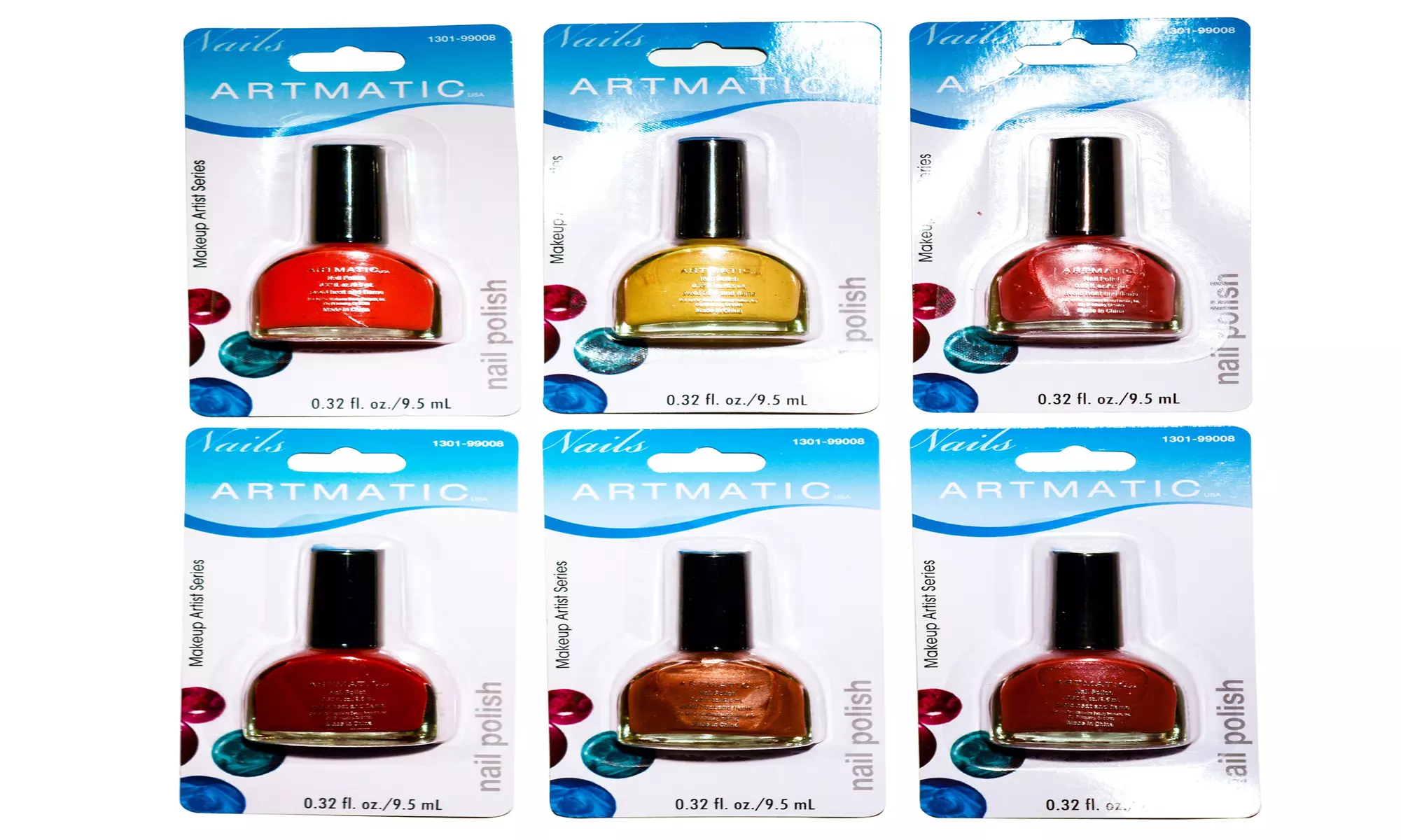Mirror Finish Nail Polish 72 Pieces Assorted Colors - Second Medium