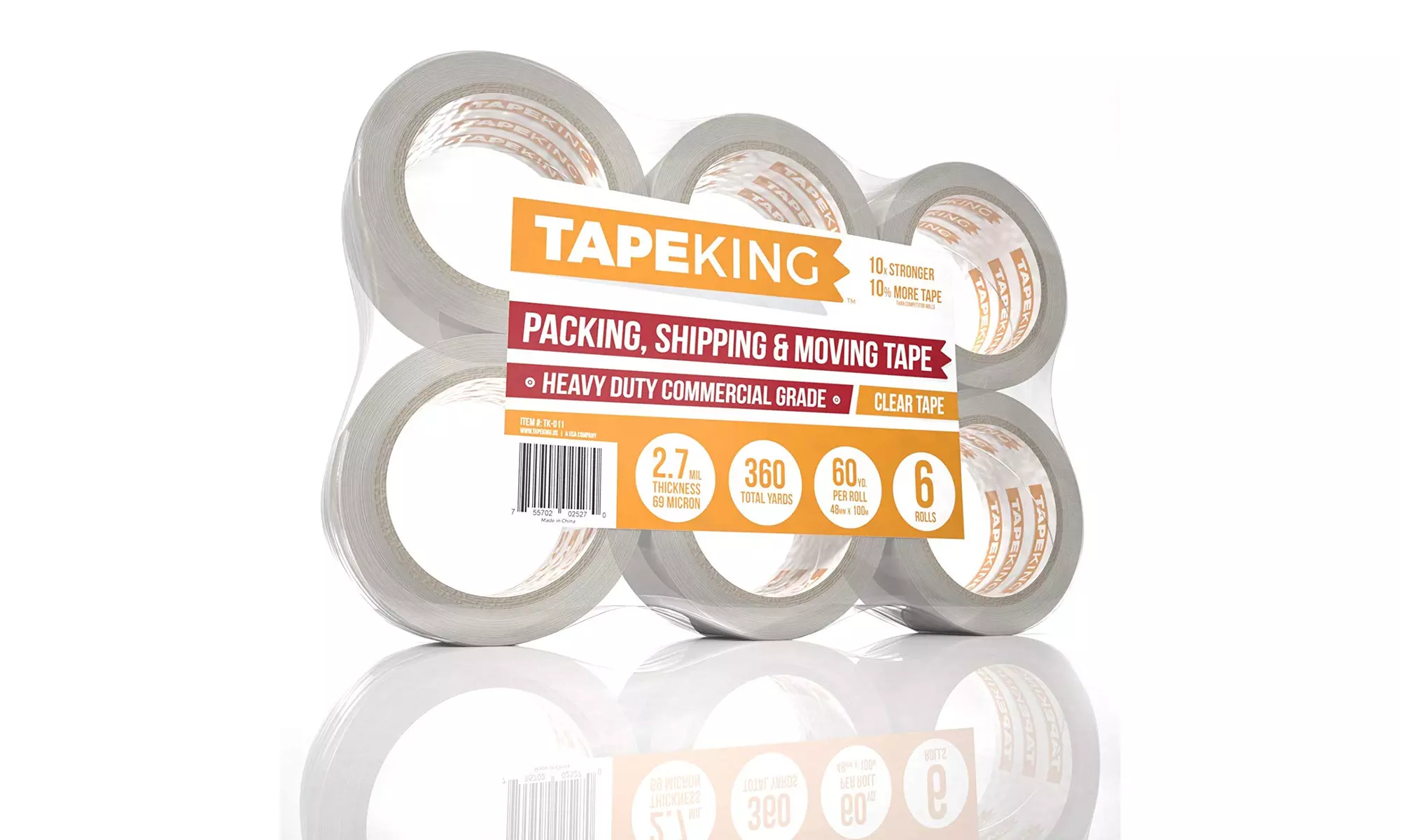Tape King Clear Packing Tape - Primary Image