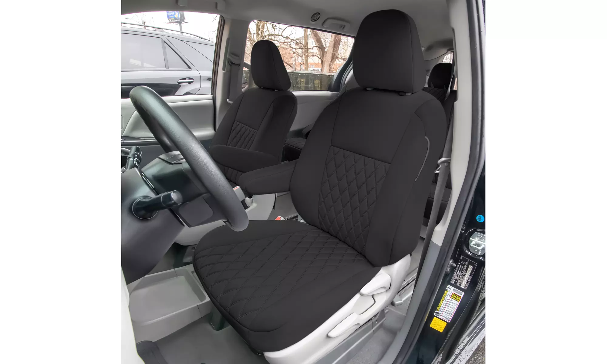 Neoprene Custom Fit Seat Covers for 2011-2020 Toyota Sienna CM5020-G - Primary Image