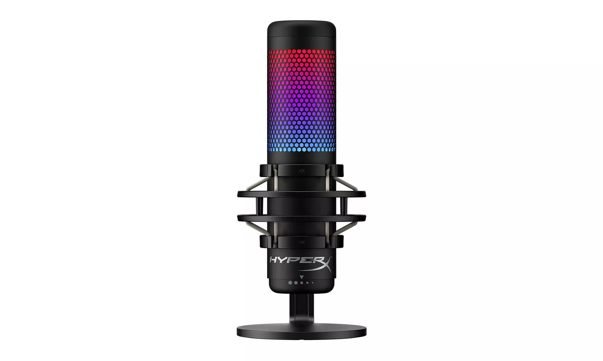 HyperX QuadCast S RGB USB Condenser Gaming Microphone for PC, PS4, Mac (Renewed) - Primary Image