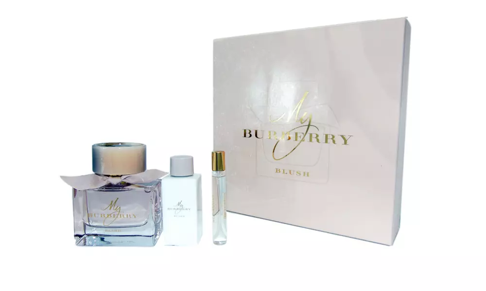 My Burberry Blush by Burberry Eau de Parfum Spray, Rollerball, and Body Lotion Set for Women (3-Piece) - Second Medium