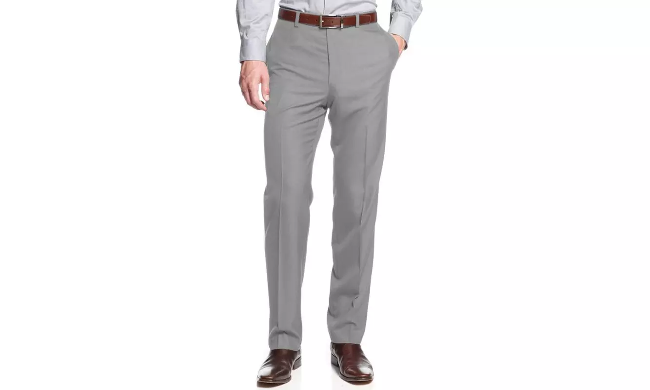 Fino Uomo Men's Classic Fit Dress Pants (Sizes 28-44) - Second Medium