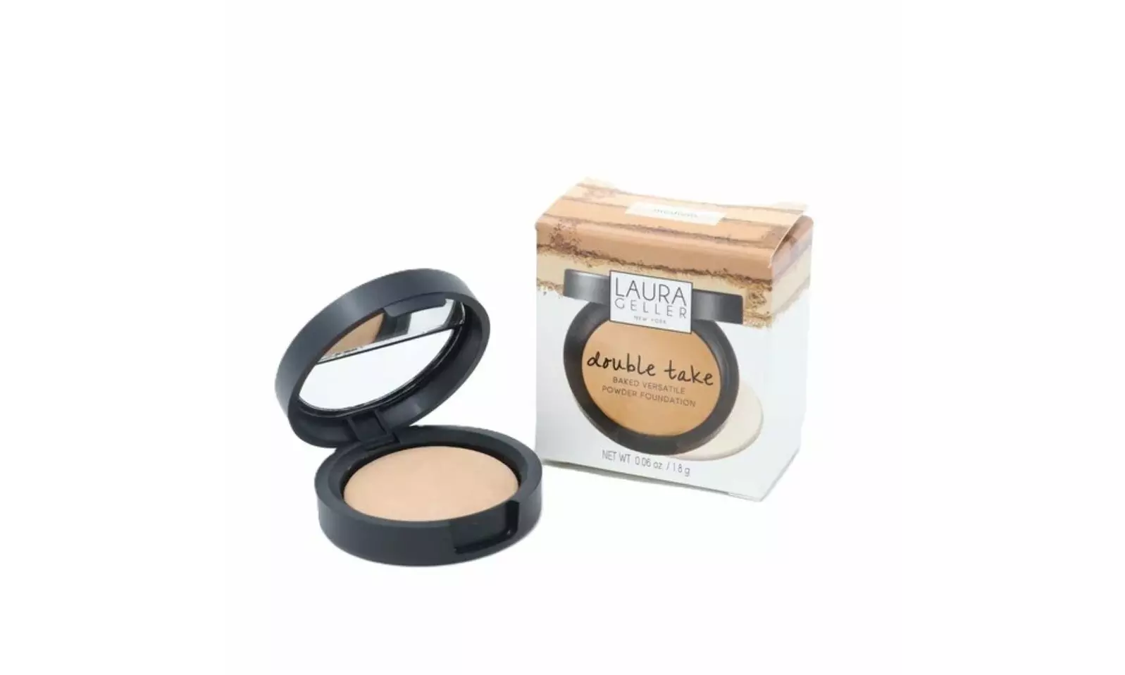 Laura Geller Double Take Baked Versatile Powder Foundation Multiples Size