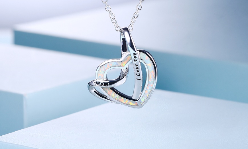 mother's day i love you necklace