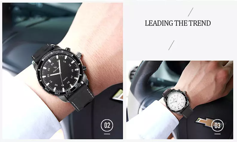Men's Sport Quartz Watch - Second Medium