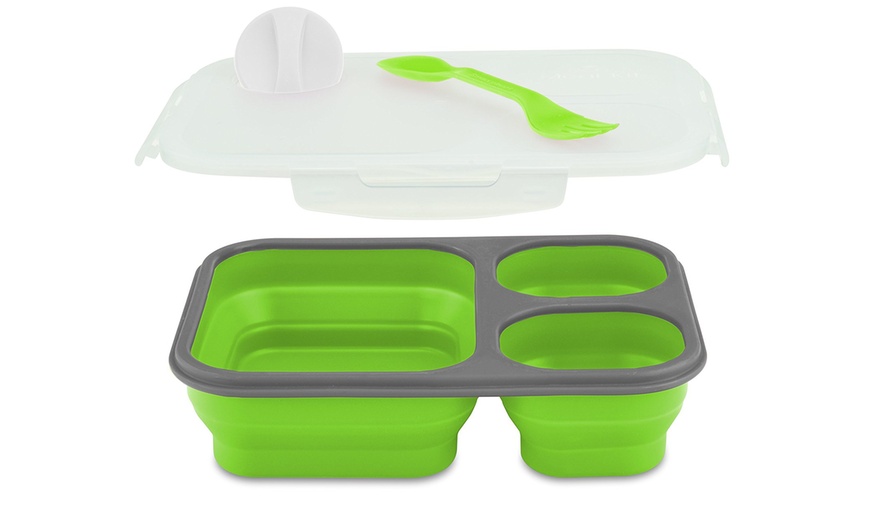 Smart Planet 276224 Smart Planet Large 3-Compartment Eco Silicone | Groupon