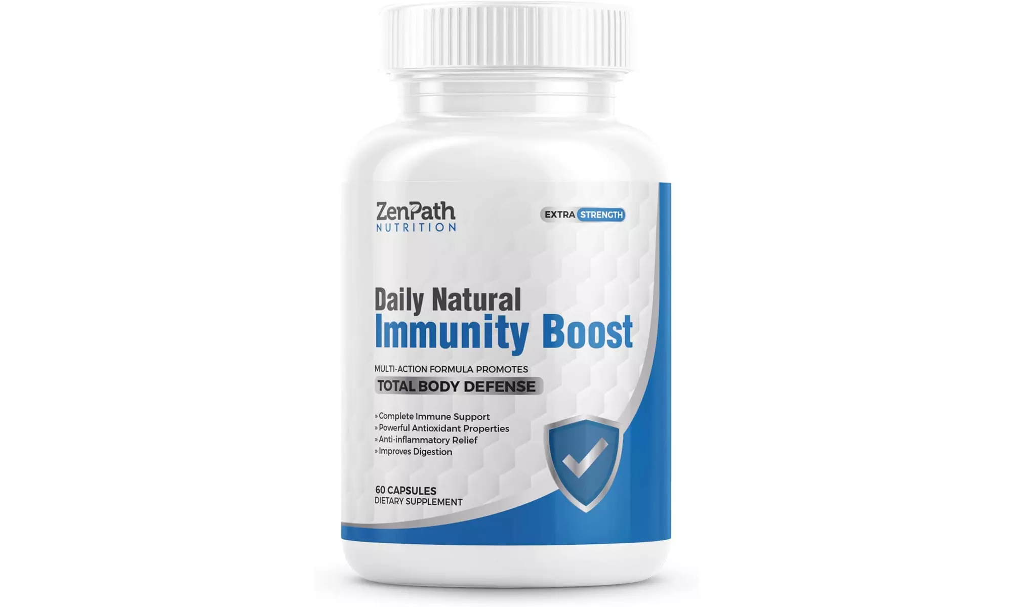 Daily Natural Immunity Boost Supplement - Multi-Action Formula 
