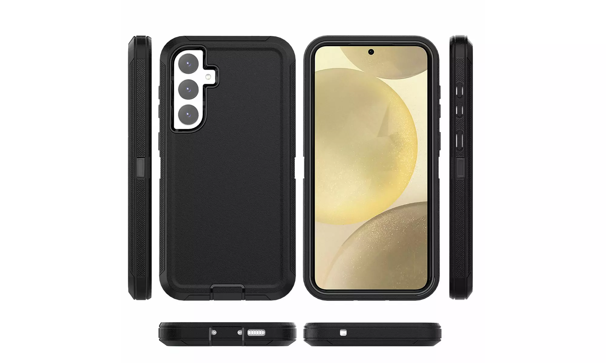 For Samsung Galaxy S24 Plus Case Heavy Duty Shockproof Hybrid Rubber Cover
