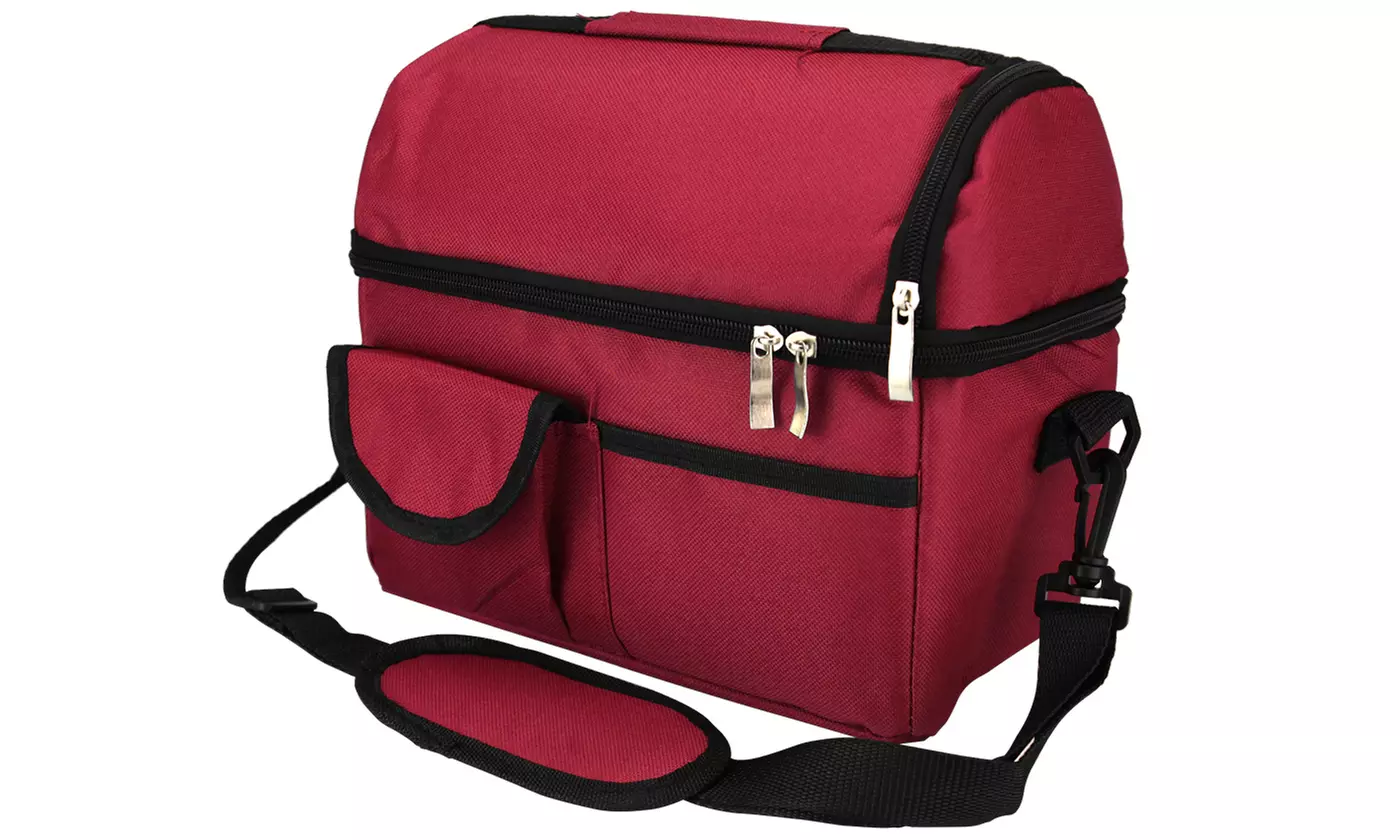 Reusable Lunch Box Bag with Adjustable Shoulder Strap