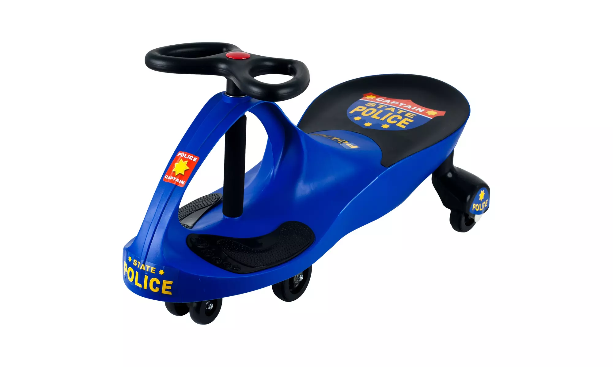 Twist Wiggle ZigZag Car Pretend Play Firefighter Police Ambulance Ride on Toy - Second Medium
