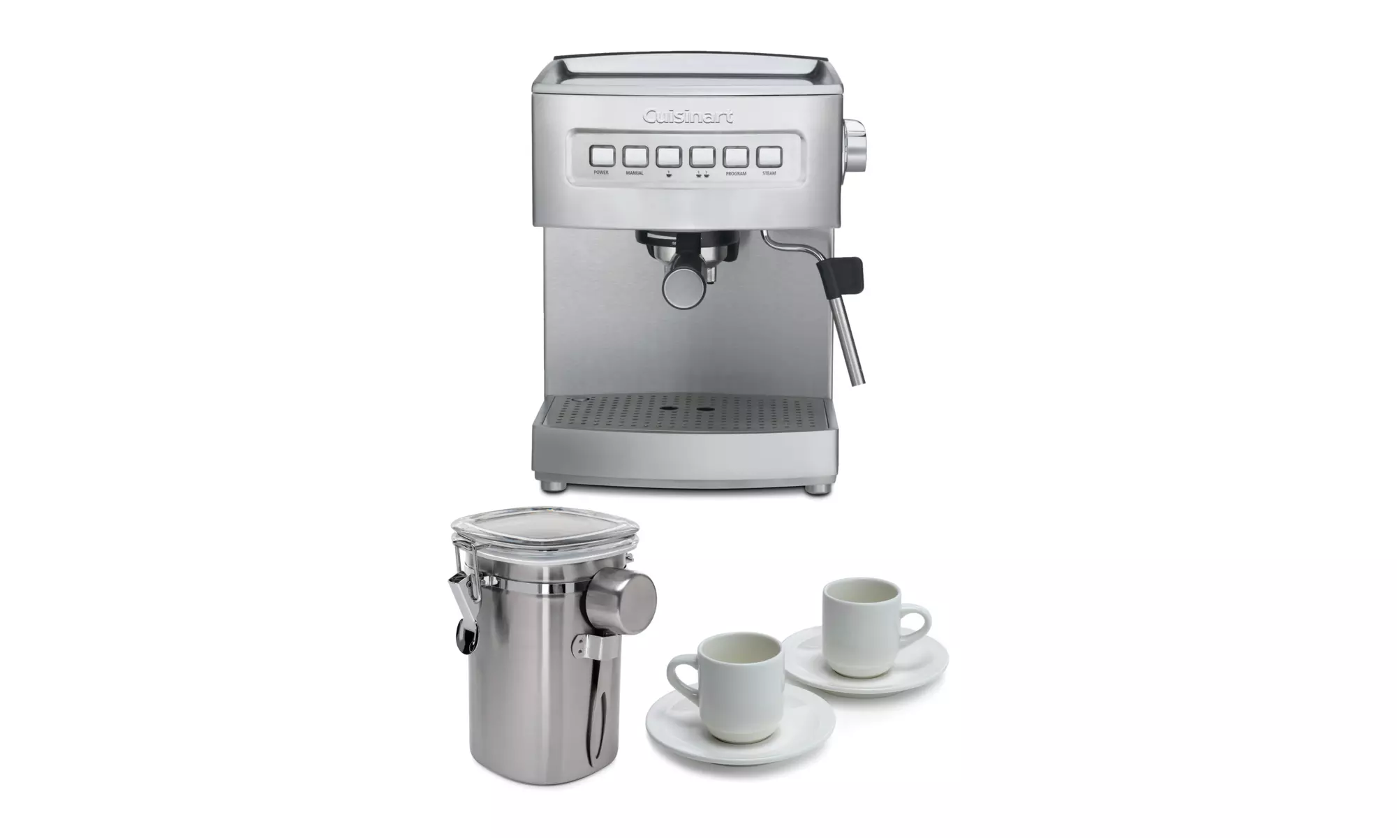 Cuisinart EM-200NP1 Programmable 15-Bar Espresso Maker with Canister Bundle - Primary Image