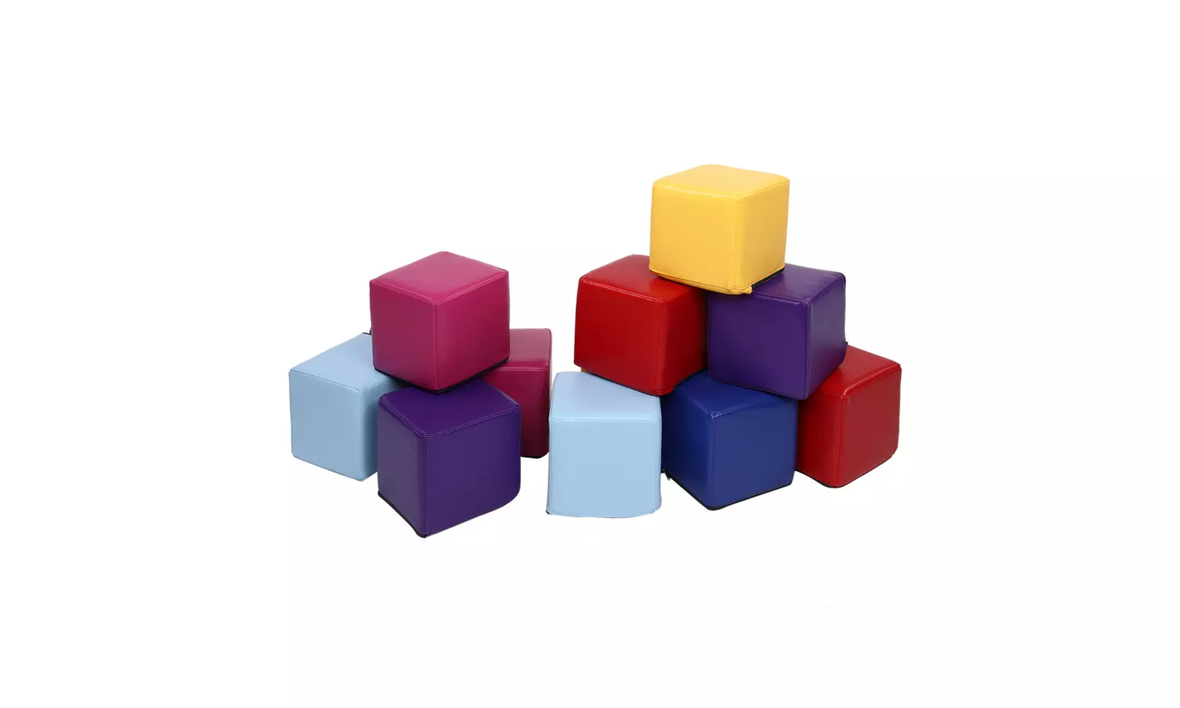 12 Pcs 5" Kids Foam Stacking Blocks Climber Play Set Accissories - Primary Image