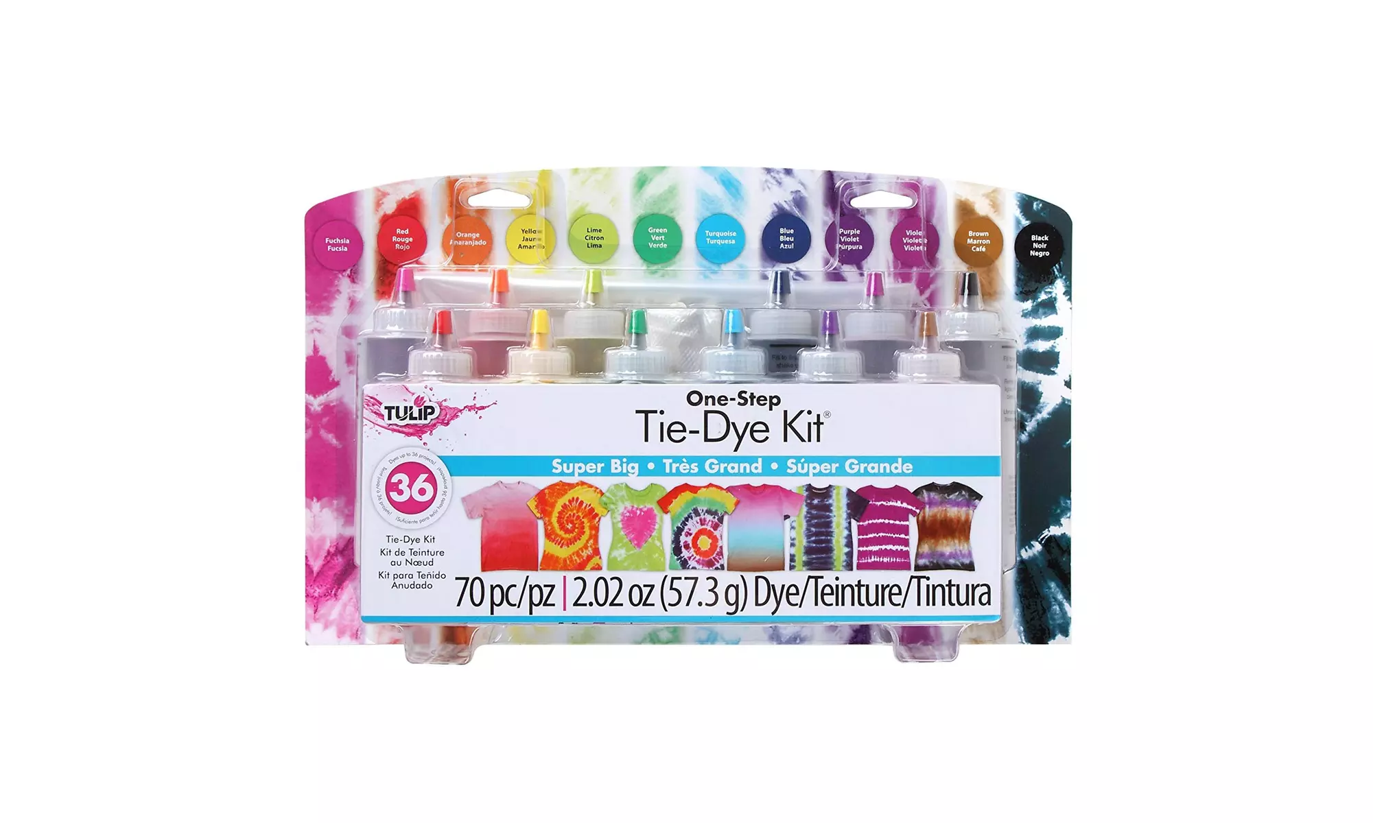 Tulip one-step tie-dye Kit: Super Big 12 Colors, Tie-Dye - Primary Image