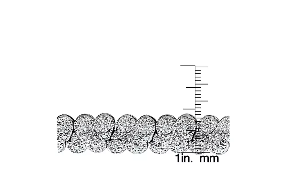 1.00 Carat Diamond Miracle Set S Tennis Bracelet - Second Medium