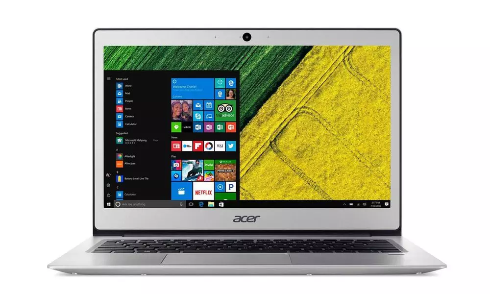 Acer Swift 1 13.3" Laptop with Intel Pentium N4200 CPU, 4GB RAM, and 64GB Flash Storage (Refurbished, A-Grade) - Primary Image