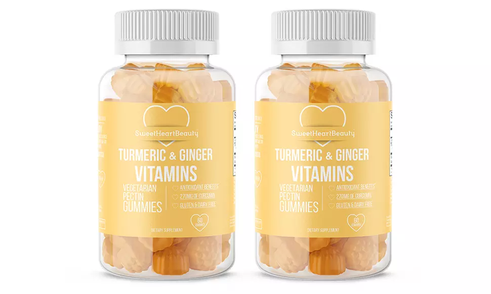 Premium Turmeric and Ginger Gummies (1- or 2-Pack) - Second Medium