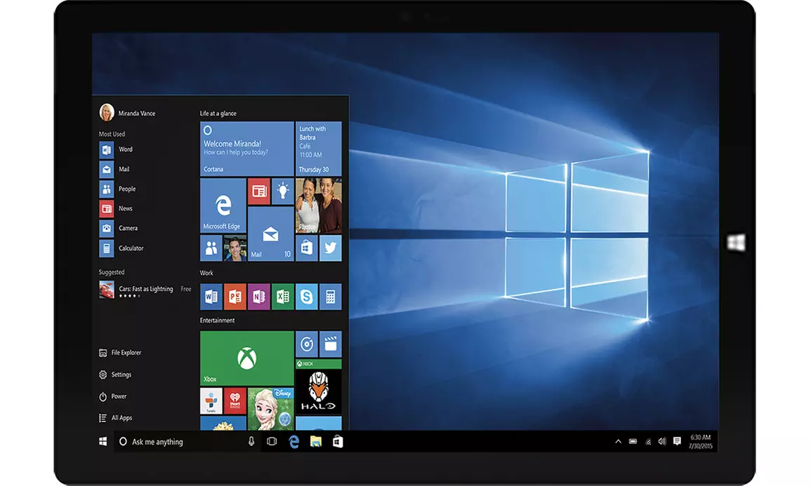 Microsoft Surface Pro 3 Silver i5 1.9GHz 256GB 8GB WiFi - A Grade Refurbished - Primary Image