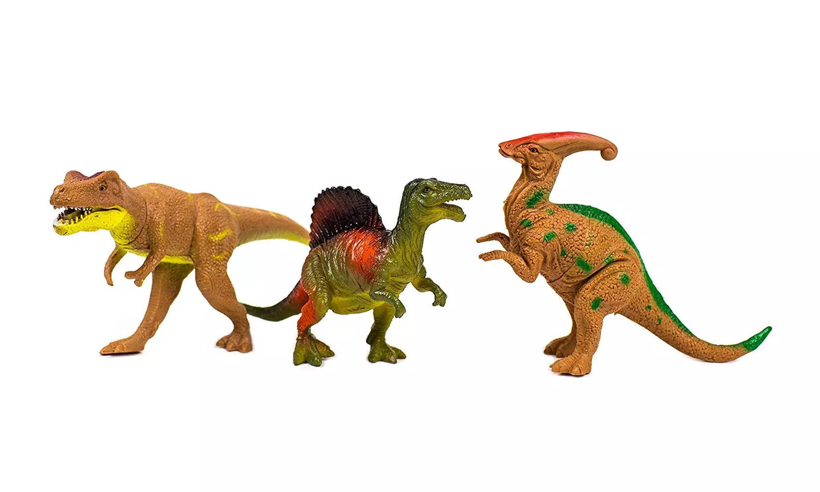 10pcs-Pack Realistic Looking Dinosaur Toys Set for Kids Jurassic World Dinosaurs - Second Medium