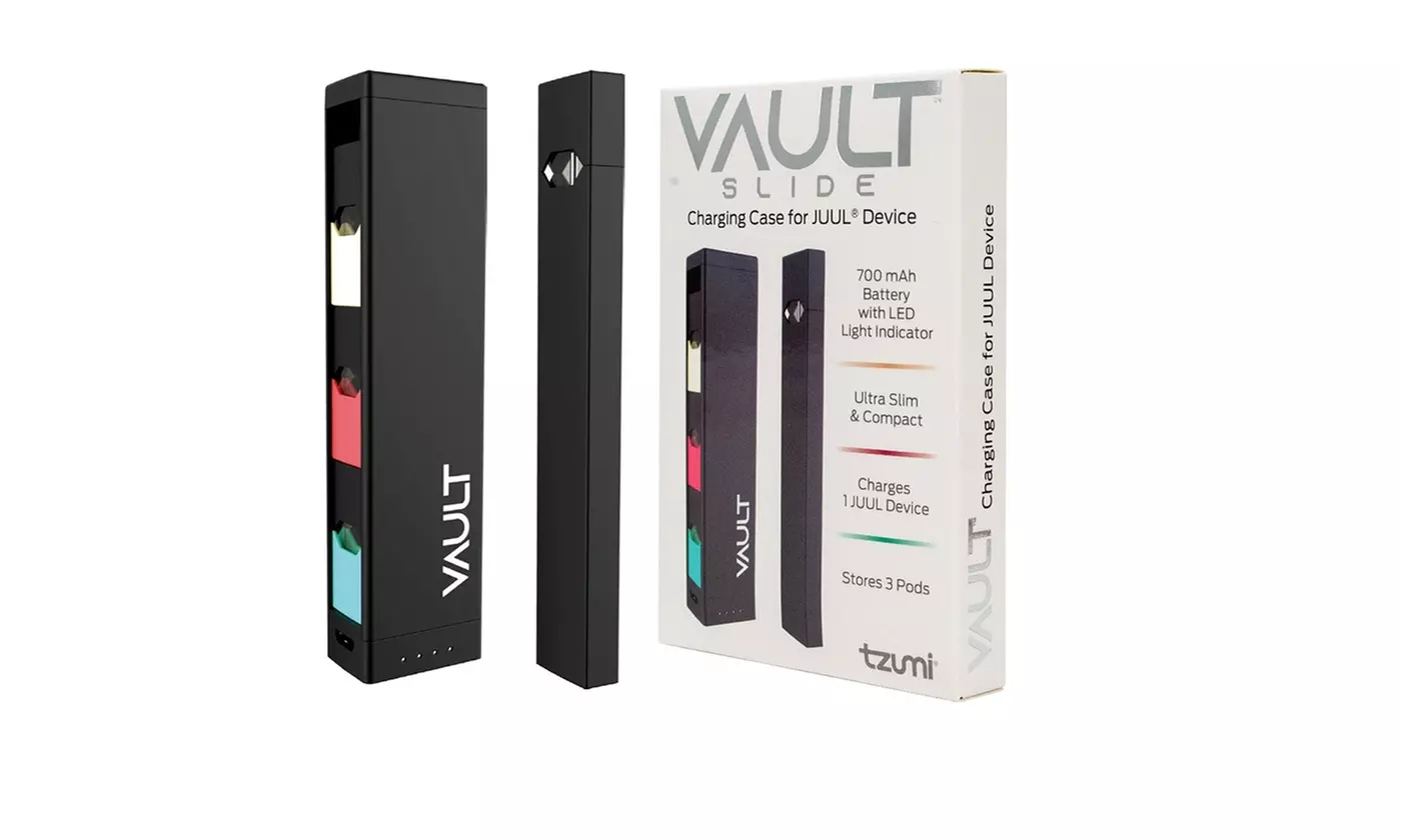 Vault Slide Charging Case for JUUL Device By Tzumi - Second Medium