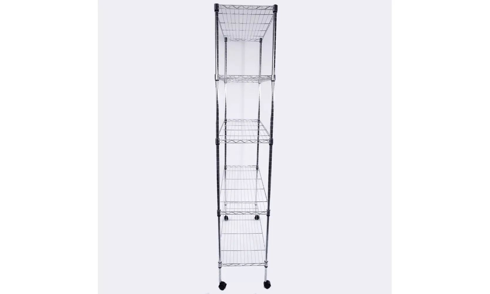 3/4/5-Tier Commercial Chrome Shelving Rack Adjustable Shelf Storage