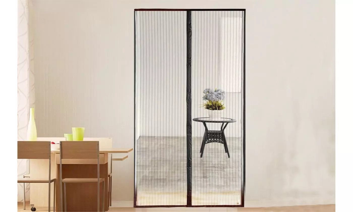 Door Mesh with magnets Anti Mosquito Bug Curtain - Second Medium